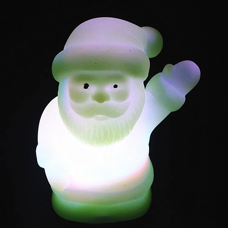 

Яркие маленькие ночники в форме Санта Клауса