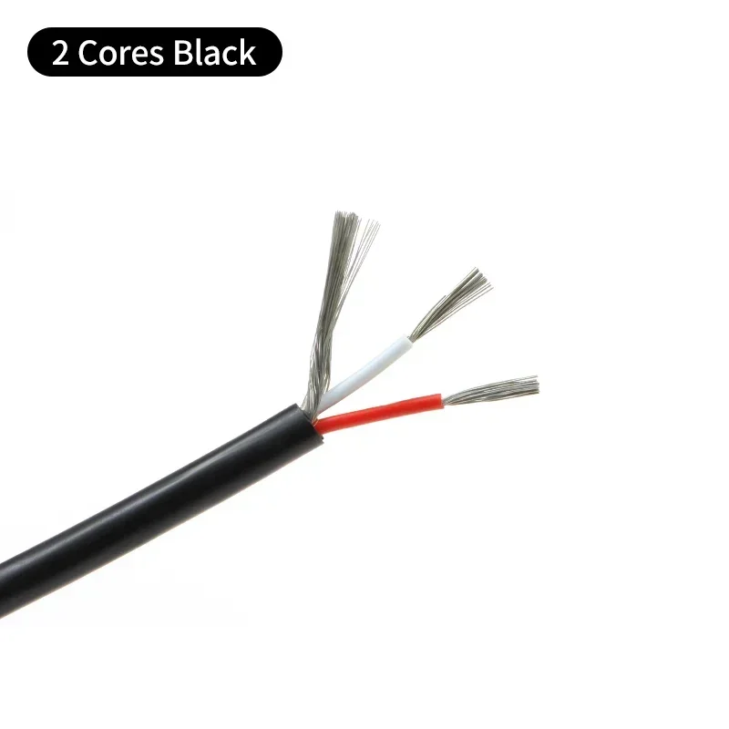 

Экранированный провод UL2547 28/26AWG 2-8 жил черный/серый