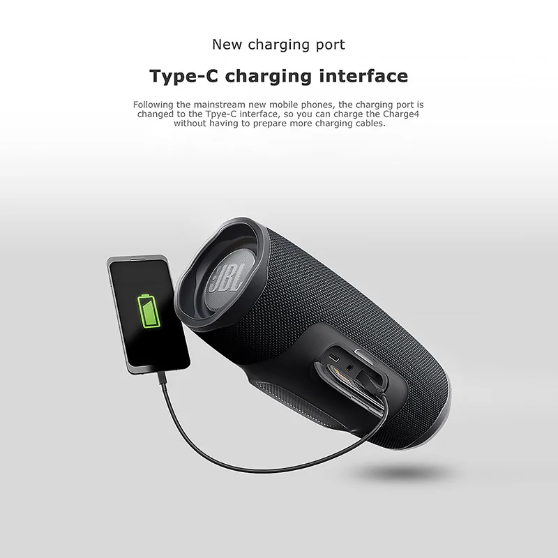 Оригинальный JBL Charge 4 IPX7 Водонепроницаемая уличная музыка Hifi Звук глубокие басы