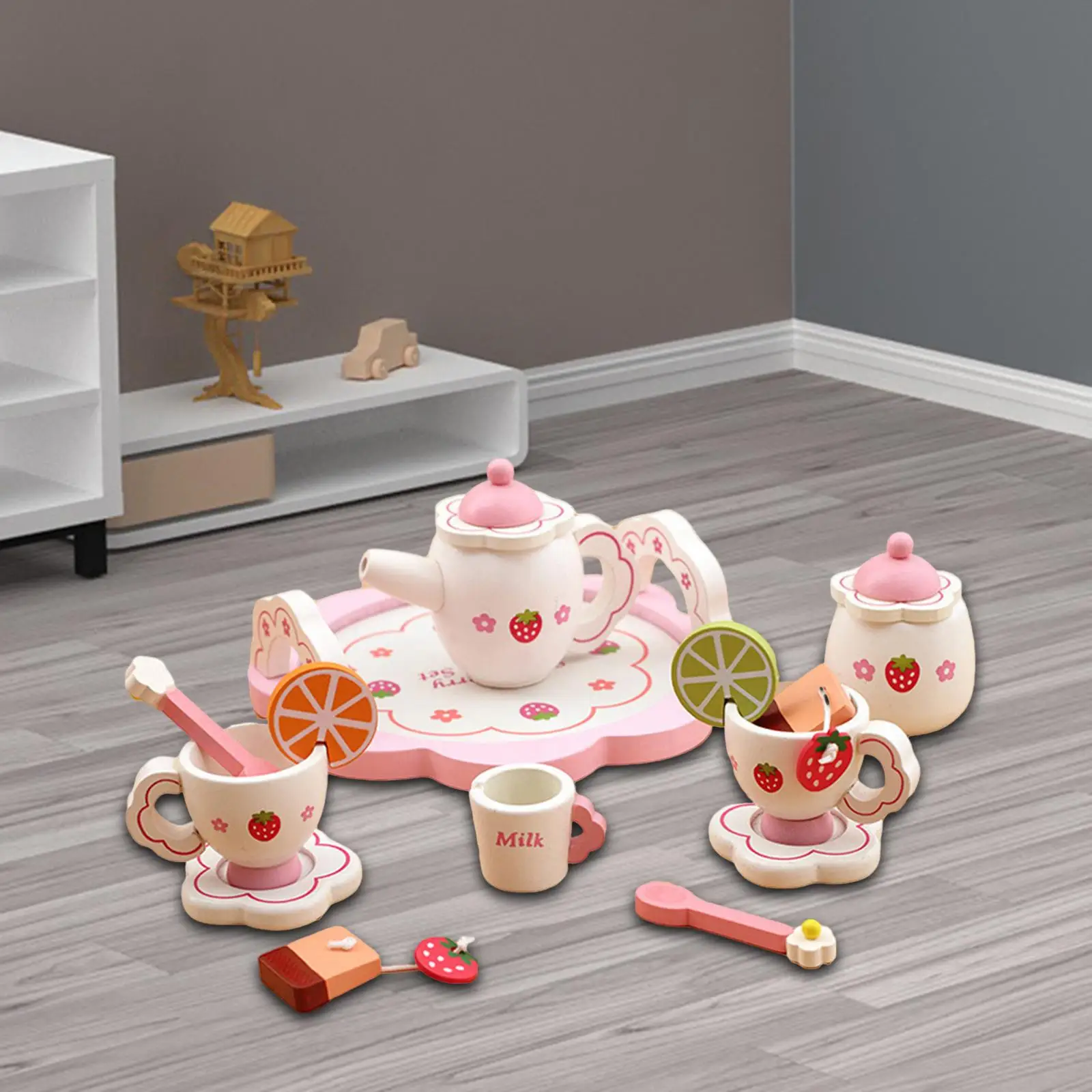 Деревянные игрушки для игр игровой набор малышей развивающий кухонный детские