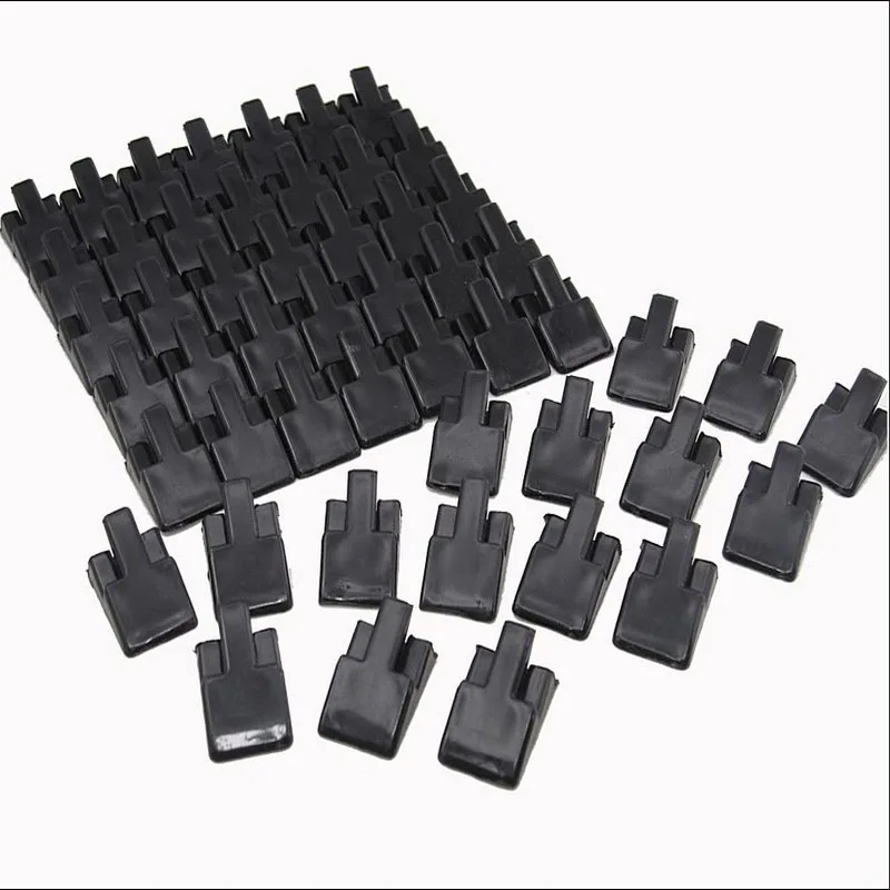 Wholesale Simple Multicolor Plastic Ring Display Rack Storage Organizer Shelf Ring Decoration Clip Stand Packaging Prop Showcas