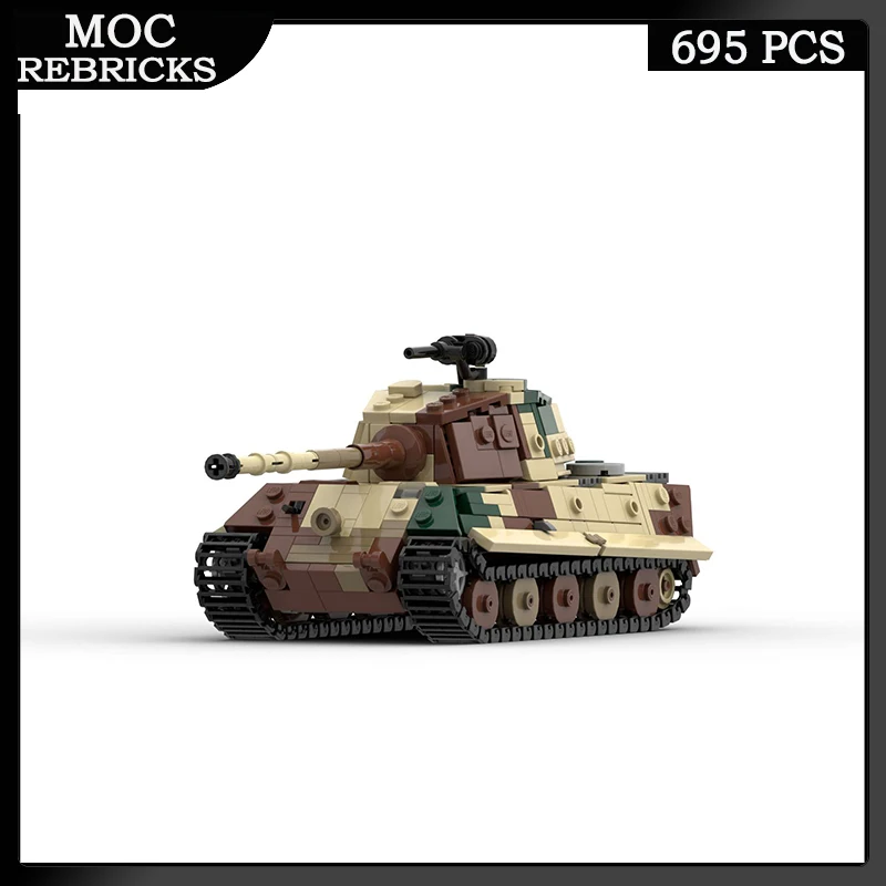 

Военная серия WW2, танк 1:45, транспортное средство, оружие, переносчик, обучающая Сборная модель, игрушки, кирпич, детские рождественские подарки