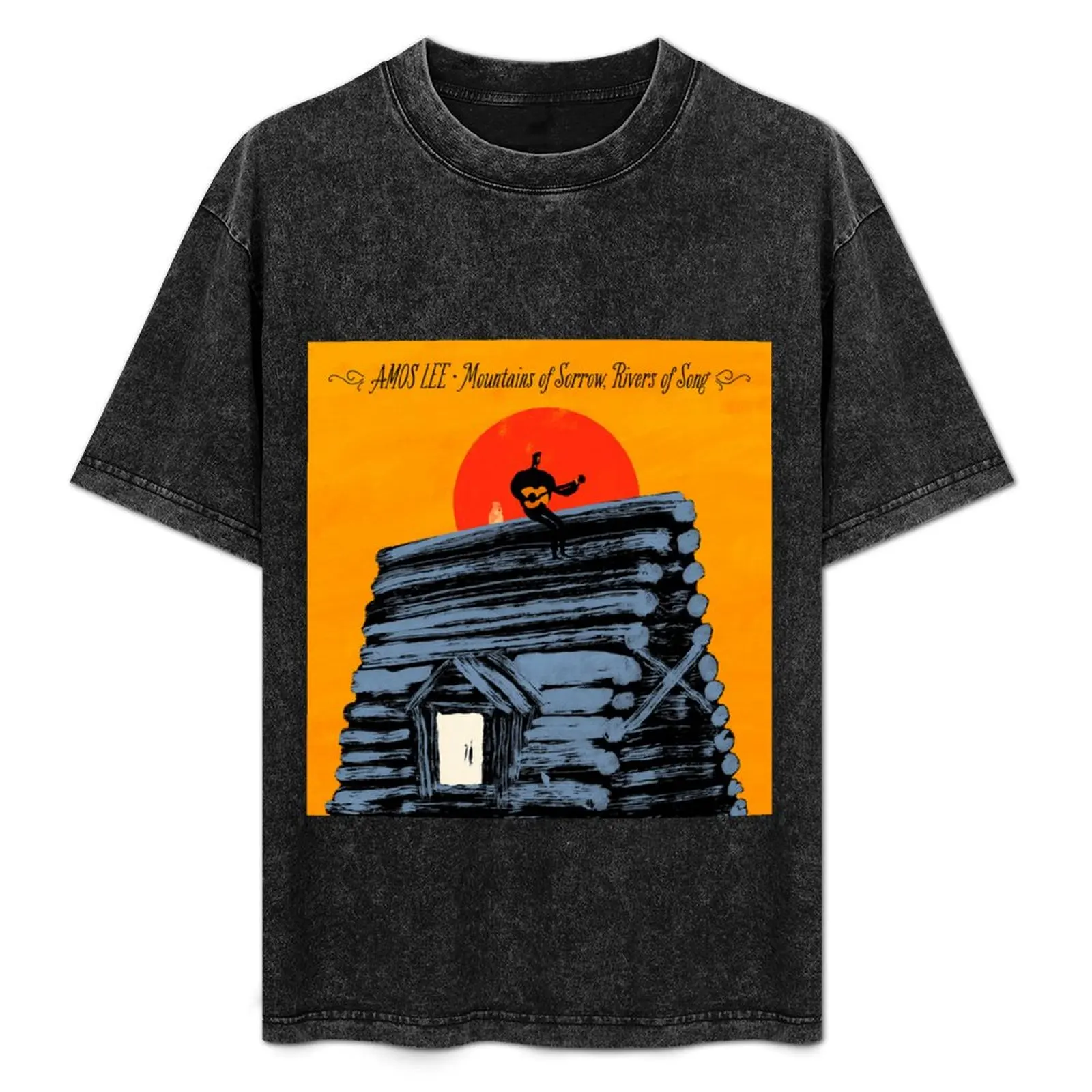 Футболки с изображением Амоса Ли горы ворон реки песен рубашки графическим