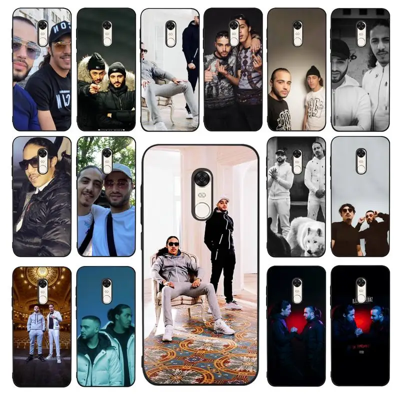 

MaiYaCa Djadja & Dinaz French rapper Phone Case for Redmi 5 6 7 8 9 A 5plus K20 4X 6 cover
