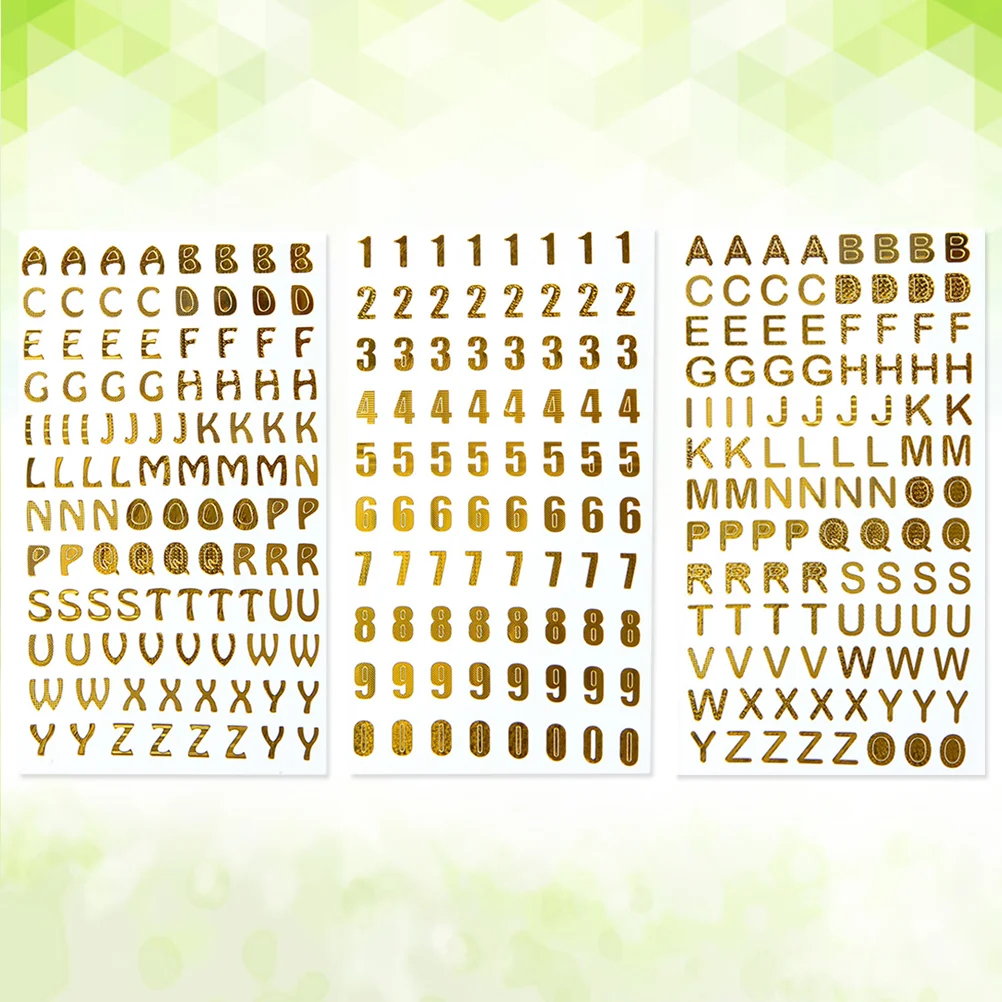 

Glitter Alphabet Decorative Sticker Notebook Stickers Scrapbook Decal Stickers for Kids Stickers