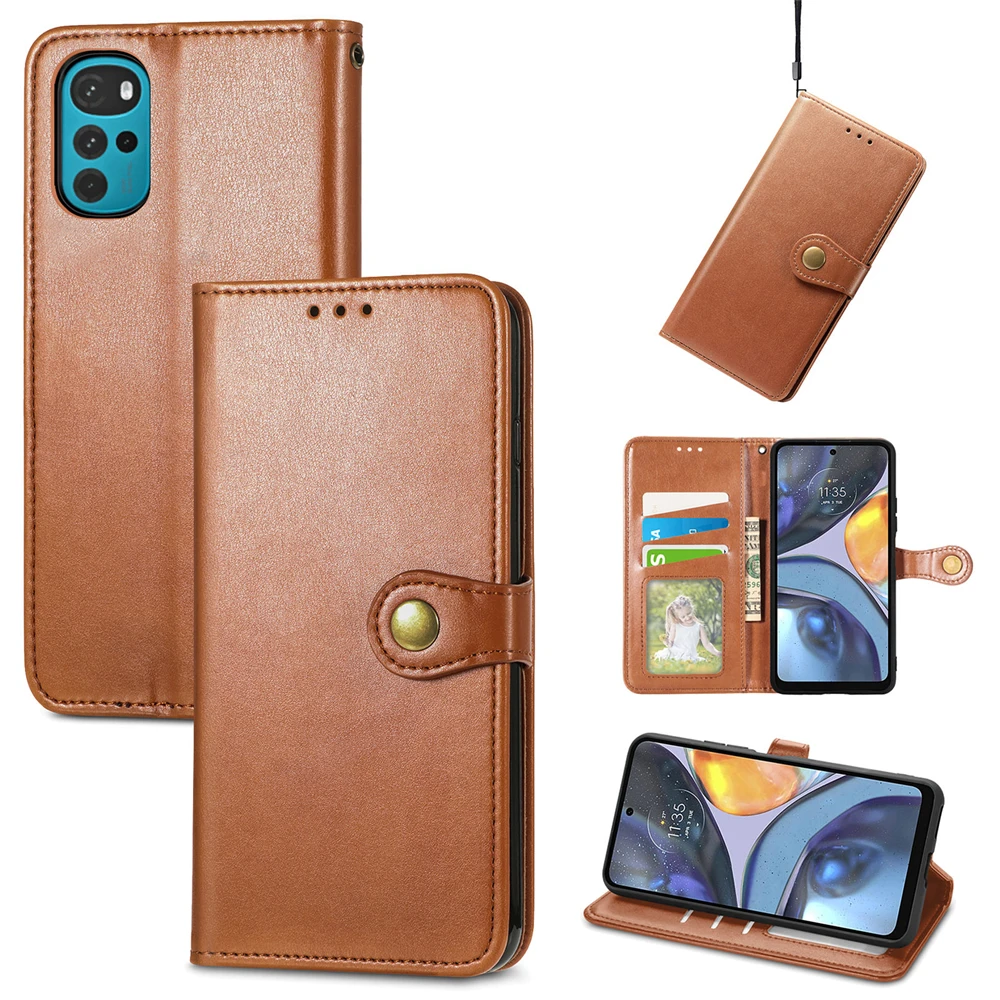 Фото Новый стиль, чехлы для телефонов Fujitsu FCNT ARROWS WE2 Plus RAKURAKU F-53E F-51E F-52E A401FC LITE MR01, чехол с минималистичной пряжкой из кожи №3