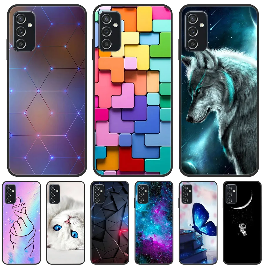 

Case For Samsung M23 5G / M52 Cases Silicone Soft Shockproof TPU Back Phone Cover for Samsung Galaxy M52 5G Case M 23 Fundas