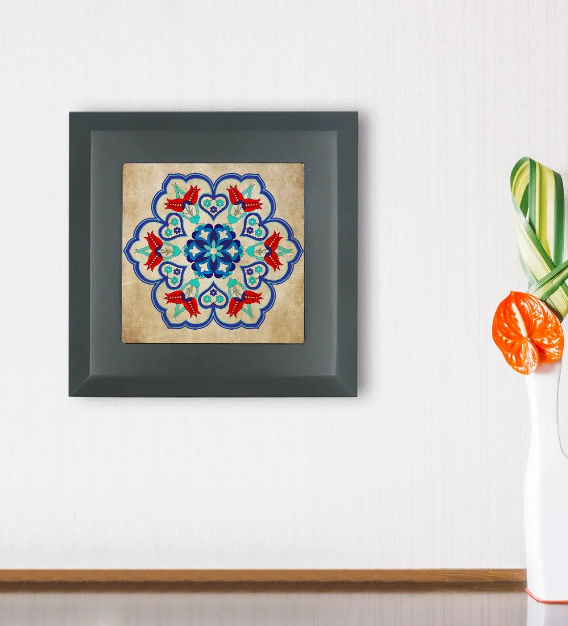 

BK Gift Tile Design Wood Framed Stone Wall Dekoru-3