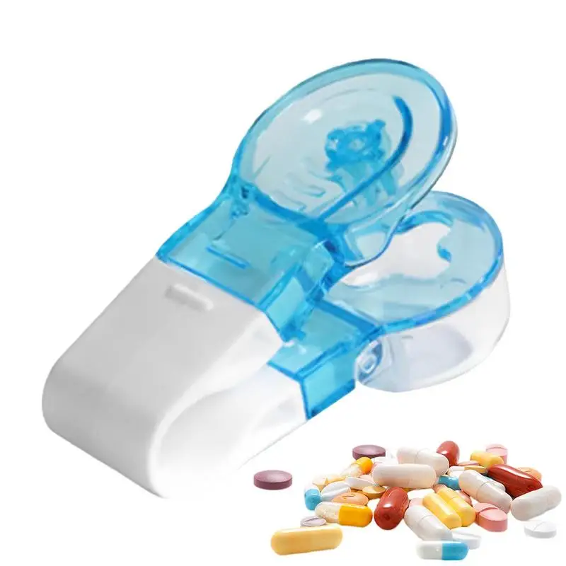 

Portable Pill Taker Tablets Pills Blister Pack Opener Pill Dispenser Storage Box Pill Case No Contact Travel Medicine Organizer