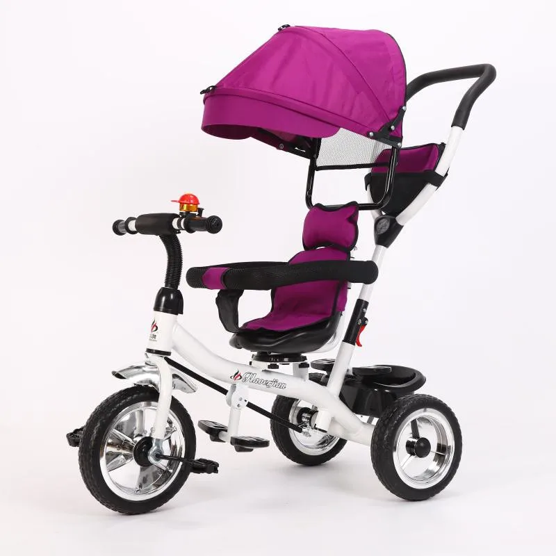 2 In 1 Baby Tricycle Stroller Three Wheels Stroller Baby Carriage Pram Toddler Child Tricycle Bicycle Jogging Stroller Buggies