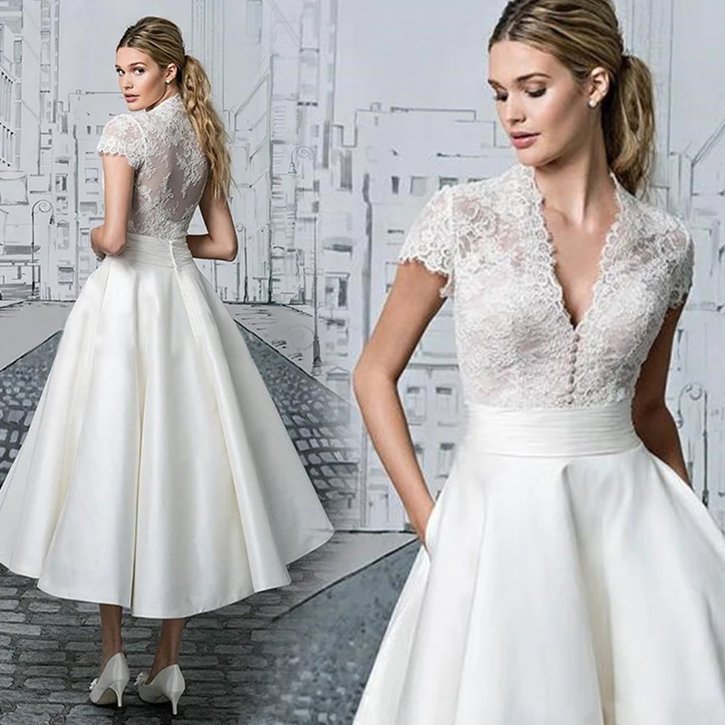 

Mori Style Holiday Trip Shoot Seaside Beach Exterior Bridal Short Wedding Gown