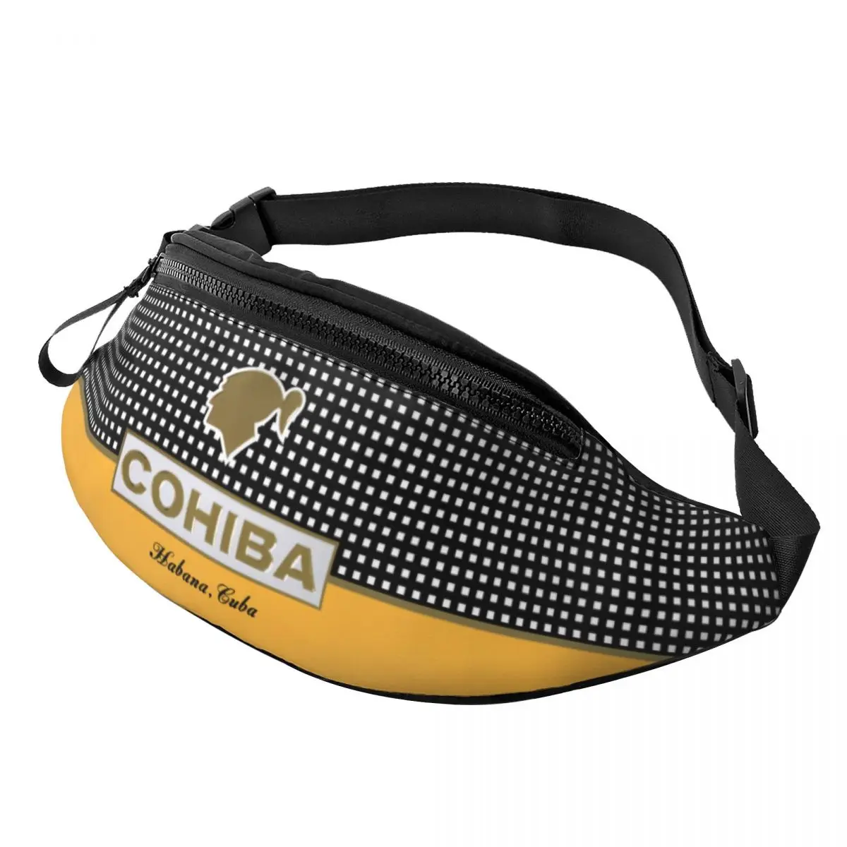Забавная поясная сумка Habana с изображением сигар Cohiba для женщин и мужчин, крутая кросс-боди Сумка для кемпинга, езды на велосипеде, телефона, денег