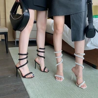 bikinikey platform sandals woman summer 2022 high heels straps thick sole women shoe fashion shoes luxury womens
