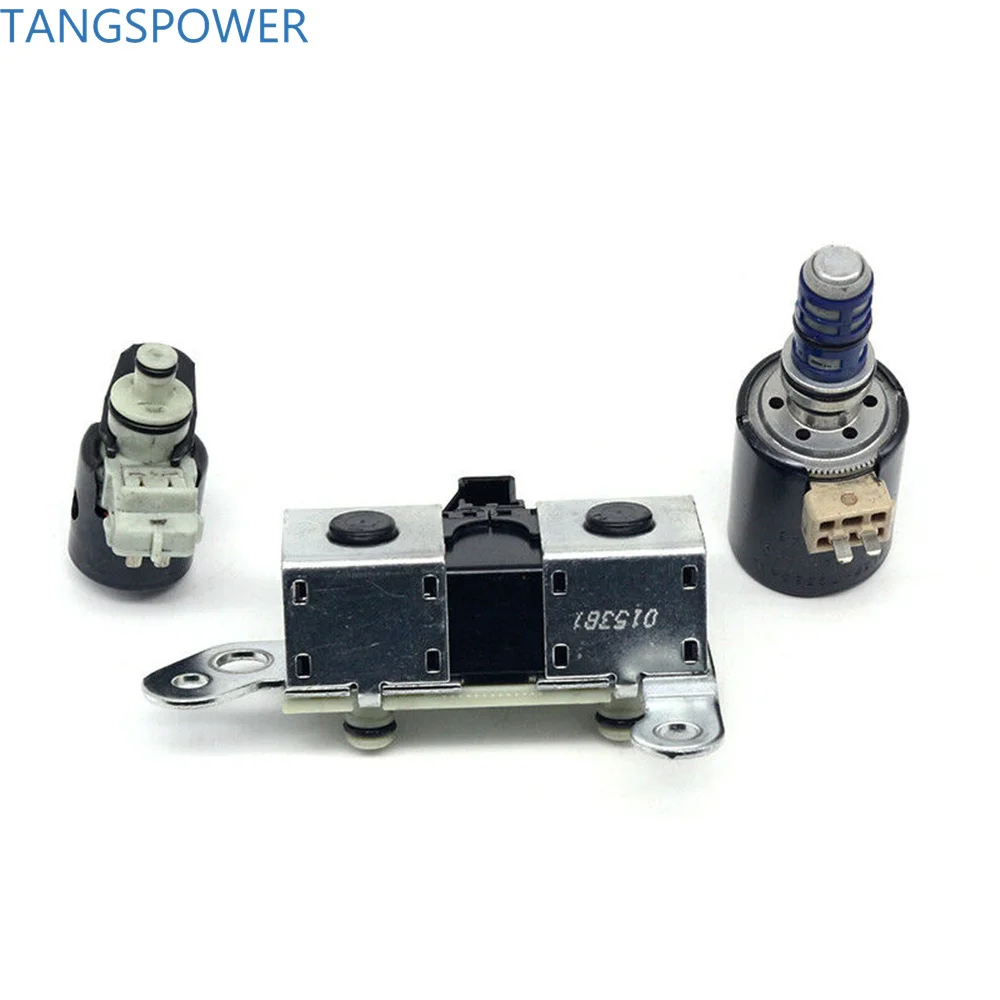 

4R70W ORIGINAL 3PCS 4R75W Transmission Solenoid kit Valve for Ford F150 Solenoid Set Shift / EPC / TCC 1998-2004 (99128)