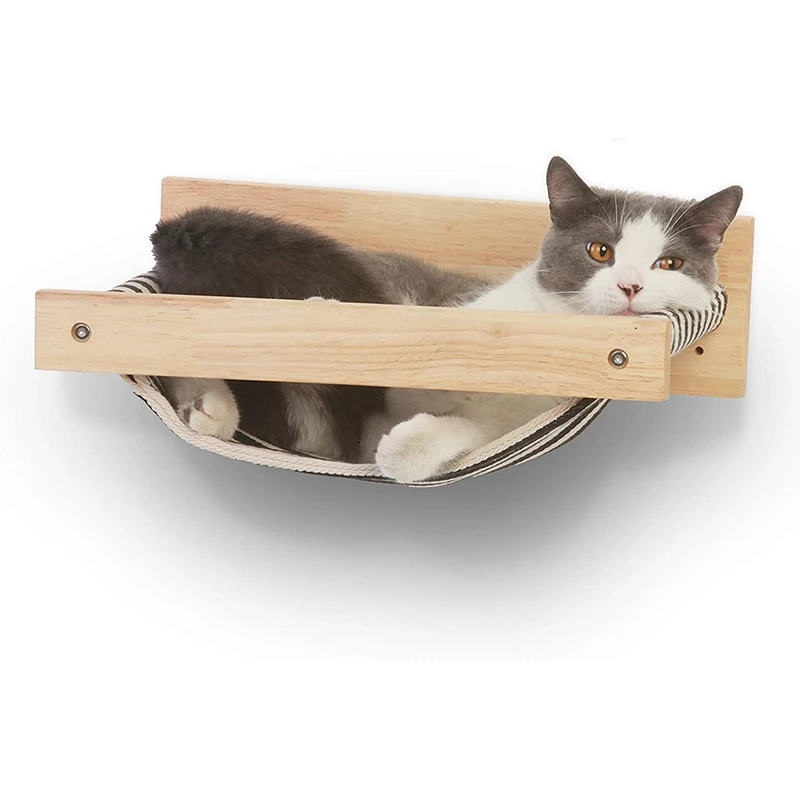 

Modern Beds and Perches for Cats Cat Hammock Wall Mounted Large Cats Shelf