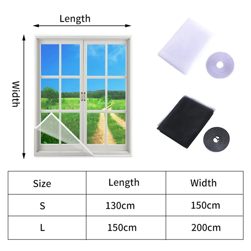 Летняя спальня оконная москитная сетка занавеска от насекомых мух сделай сам