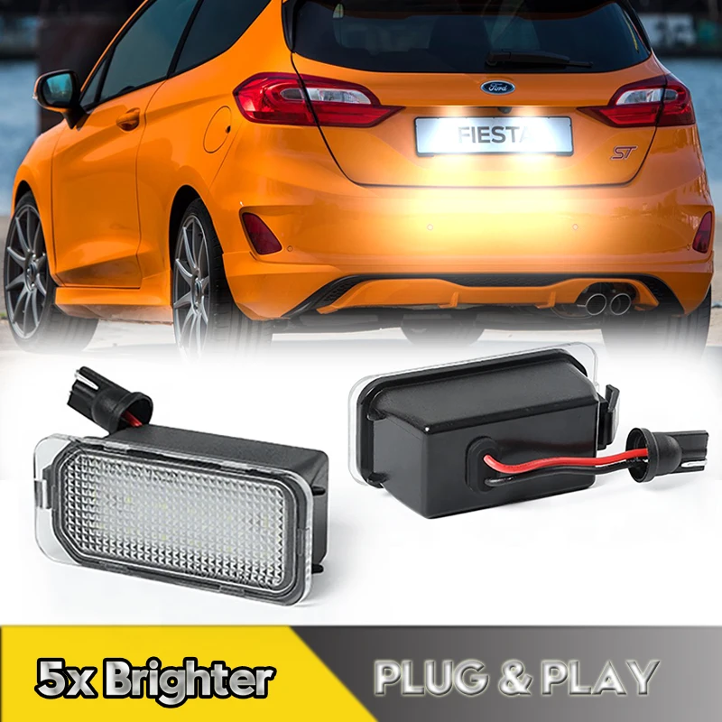 2 шт. лампы для номерного знака Ford Focus Mondeo Edge