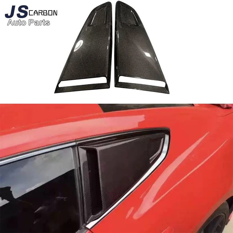 Для Ford Mustang 2015-2022 MP стиль углеродное волокно Стайлинг окна жалюзи для задней