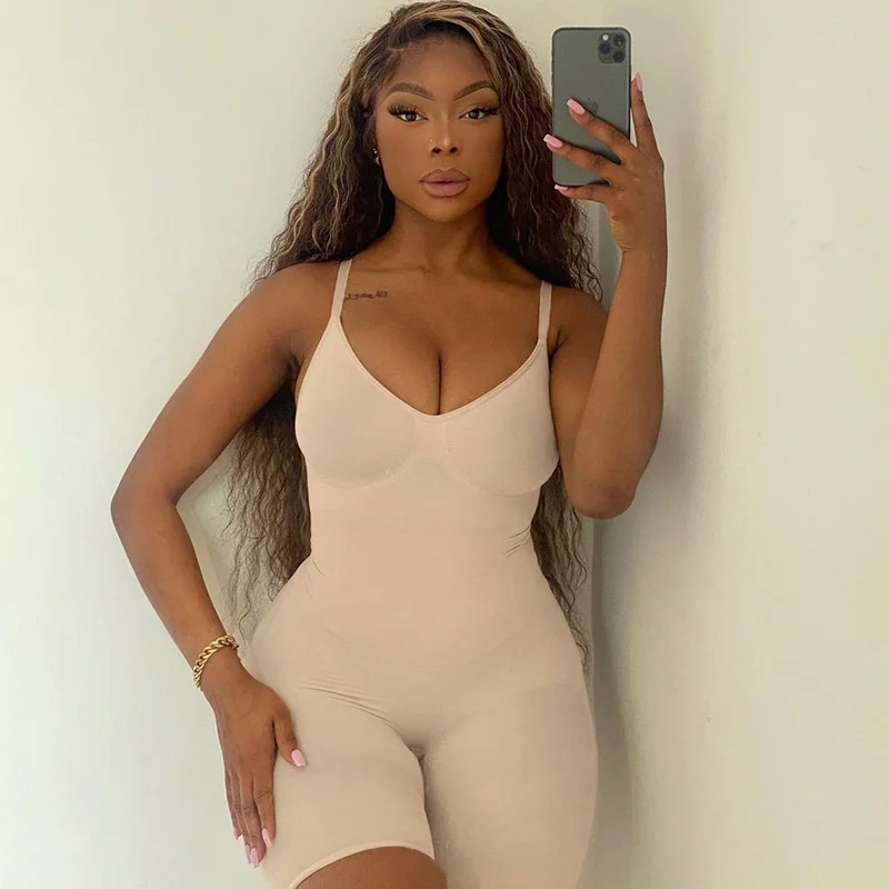 

Sylph Summer Sexy Y2K Clothes Sleeveless Backless V-Neck Bodycon Skinny Playsuit Women Club Streetwear Sporty Romper Outfits