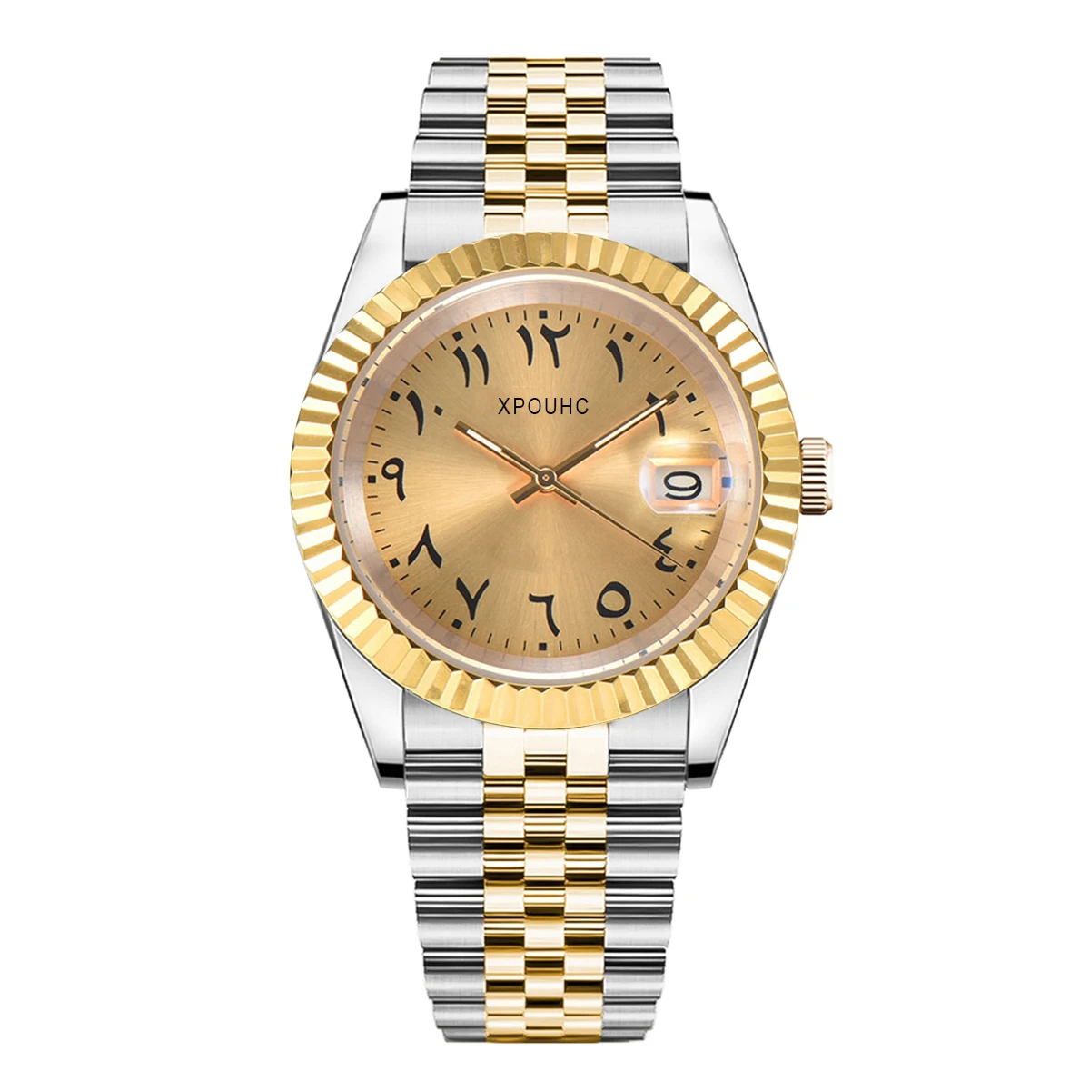 Часы NH35 на заказ Поддержка индивидуального логотипа Сапфировое стекло Корпус из