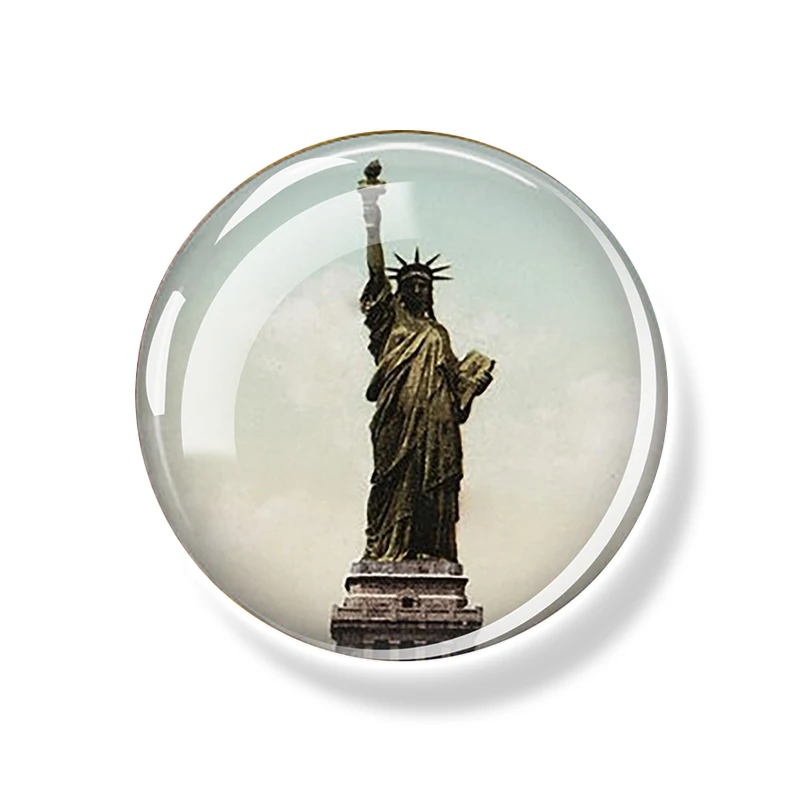 

Наклейки в виде статуи Свободы Соединенных Штатов магнит Четвертого июля, День независимости США, сувенир для домашнего декора