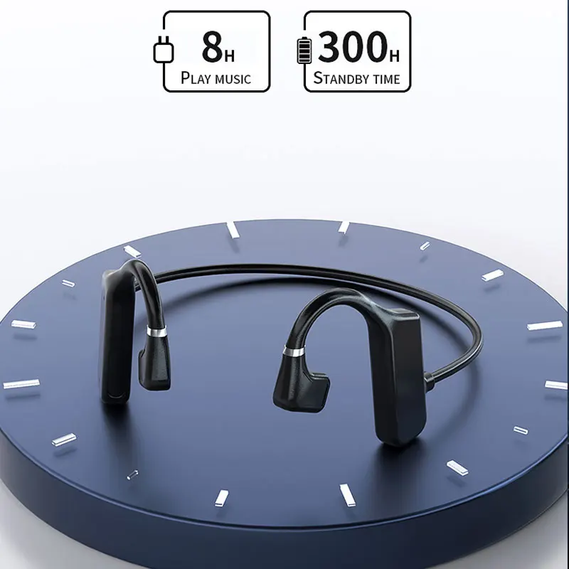 Проводящие наушники IPX8 Водонепроницаемая плавательная гарнитура MP3 Встроенные