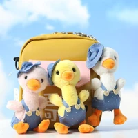 16cm cute little yellow duck mini plush toy duck doll children play house doll backpack pendant keychain pendant stuffed animals