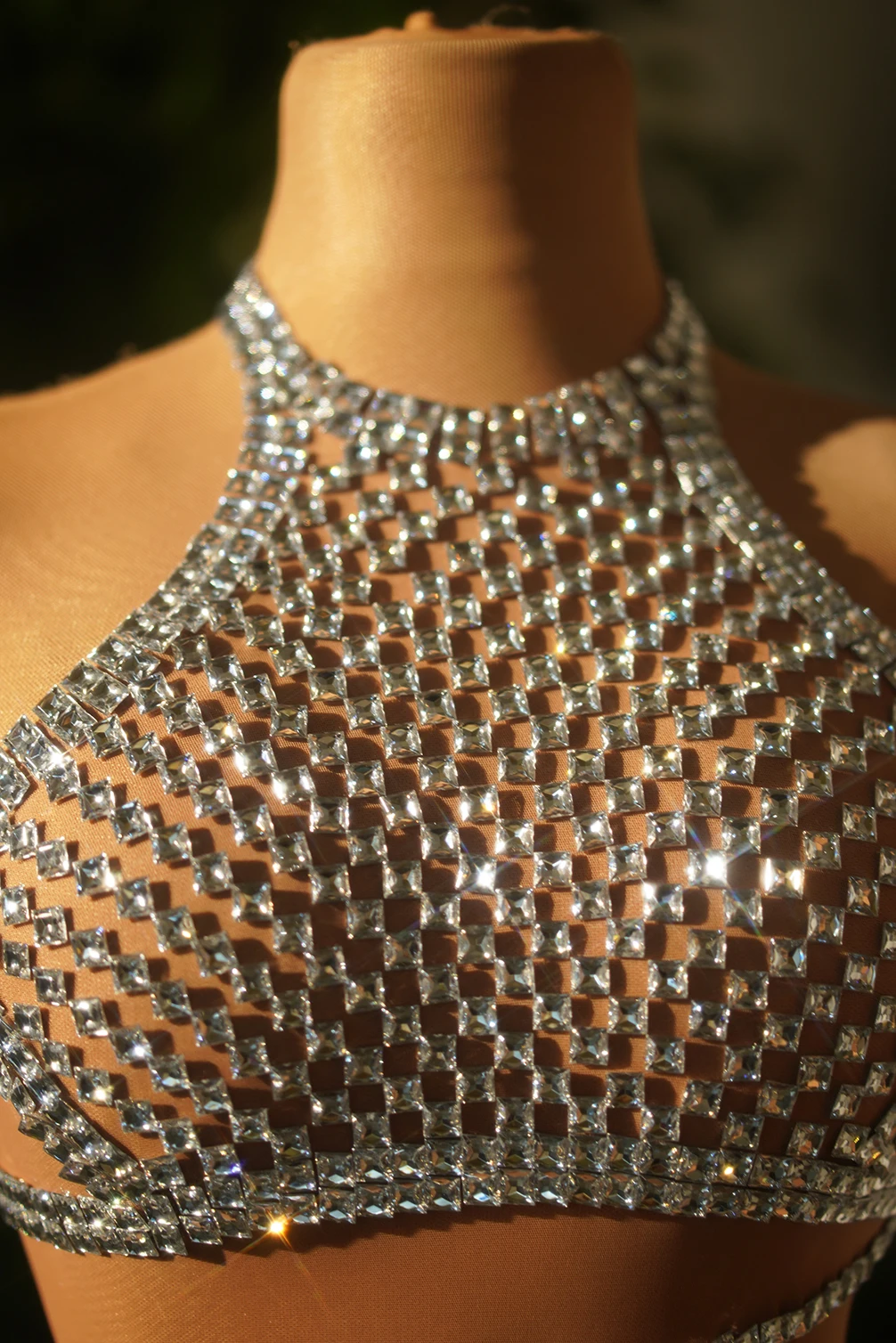 Модный костюм певицы для сценического шоу сексуальное мини-платье ночного клуба