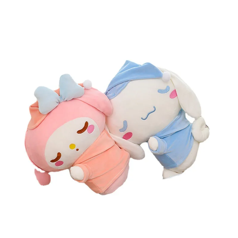 

Super Cute Sanrio Kuromi My Melody Cinnamonroll Cartoon Anime Plush Stuffed Toys about 40-60cm Soft Sleeping Pillows Xmas Gift