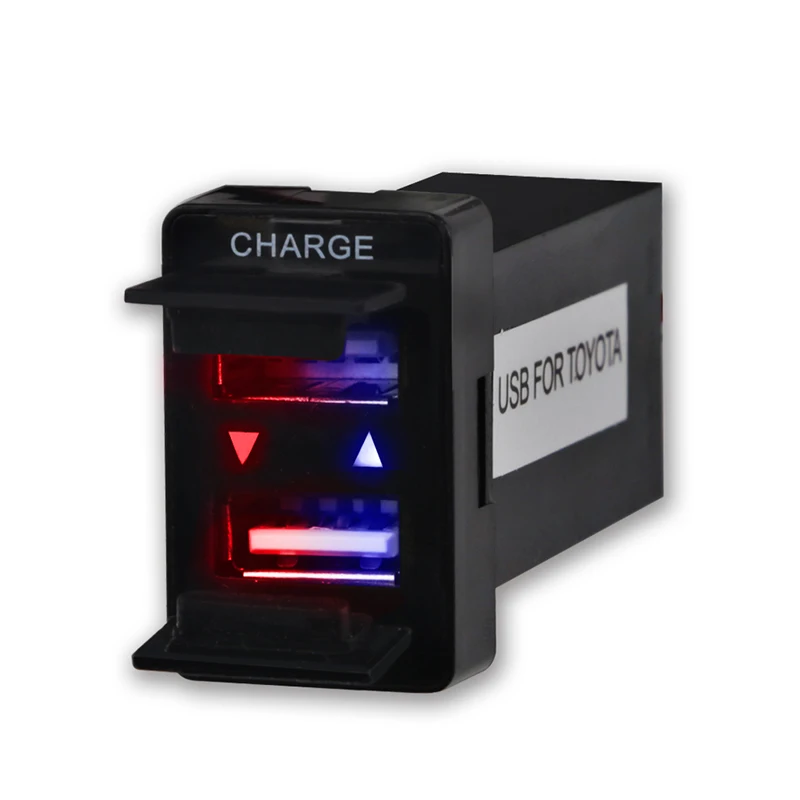 

Автомобильное зарядное устройство с светильник портами, для toyota