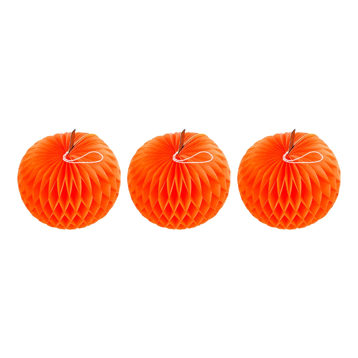 

Pumpkin Decorations Hanging Honeycomb Props Ornaments Haunted Pendant House Decor Supplies Ceiling Paper Tissue Birthday
