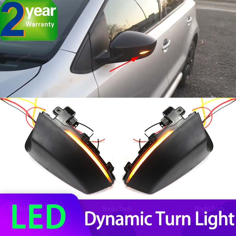 Фонарь поворотный 2 шт. для VW Volkswagen Polo MK5 6R 6C 2009-2017