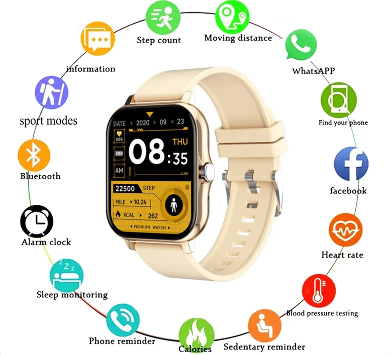 

Женские Смарт-часы с пульсометром для Apple Xiaomi Huawei CT2 умные часы с сенсорным экраном для мужчин Смарт-часы для фитнеса