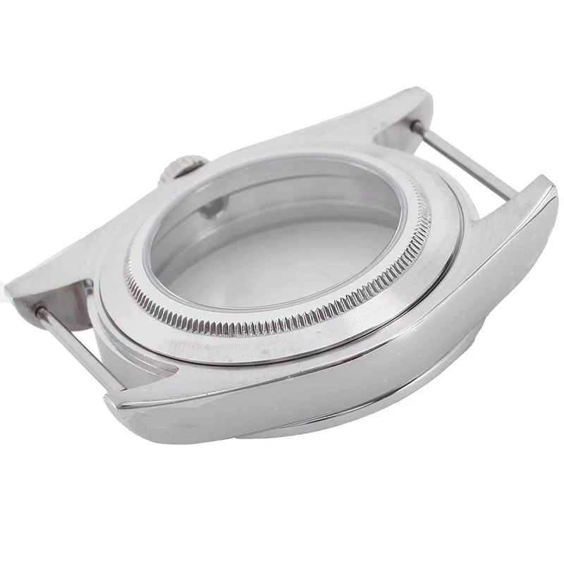 39Mm Stainless Steel Polished Case Sapphire Glass Fit NH35/NH35A NH36/NH35A Movement