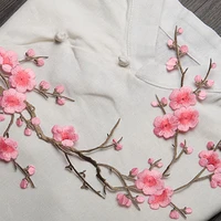 beautiful embroidery plum patch applique pattern sewing craft garment patch sewing dress craft embroidery patches for clothing