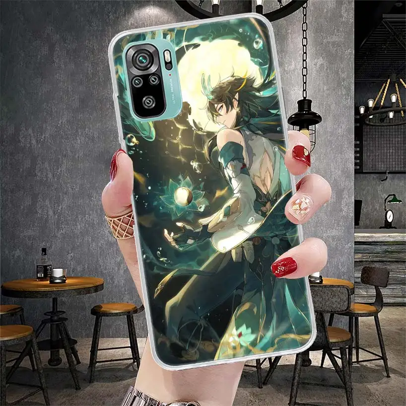 Мягкий чехол для телефона Honkai Star Rail Dan Heng Xiaomi Redmi Note 12 12S 13 11 11S 10 10S 11T 11E Pro Plus 9 9S 8 8T 7