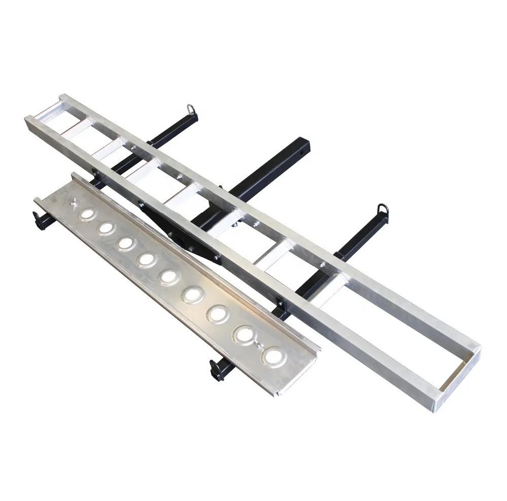 

Hitch Mounted Aluminum Motorcycle Carrier