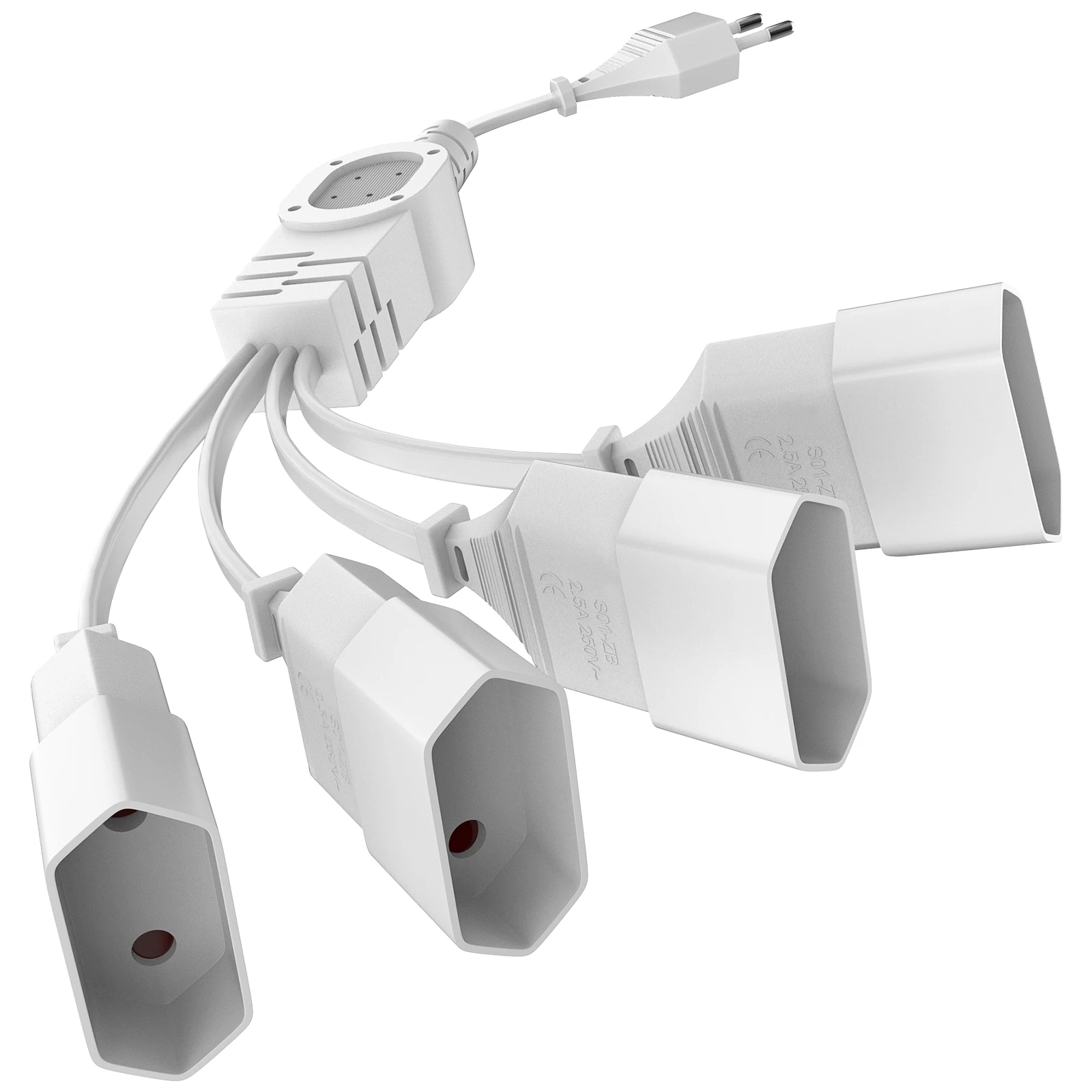 Удлинитель с двумя отверстиями 6 А 250 В