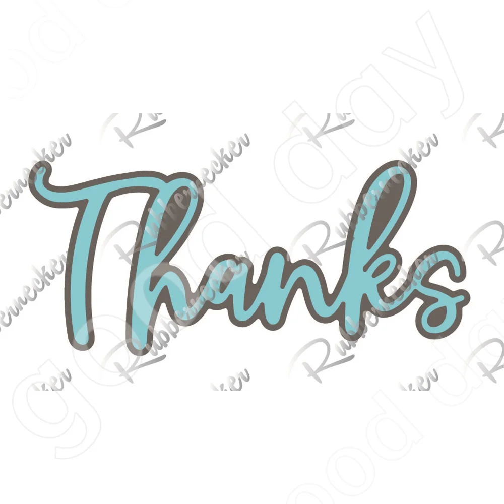 

Thanks Word New Arrival Metal Cutting Dies Scrapbook Diary Decoration Embossing Template Diy Greeting Card Handmade Hot Sale