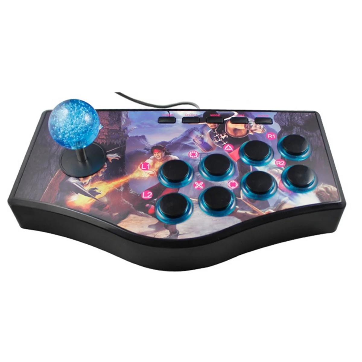 Ретро-контроллер для аркадных игр Usb-джойстик Ps2/Ps3/ПК/Android Smart Tv встроенный