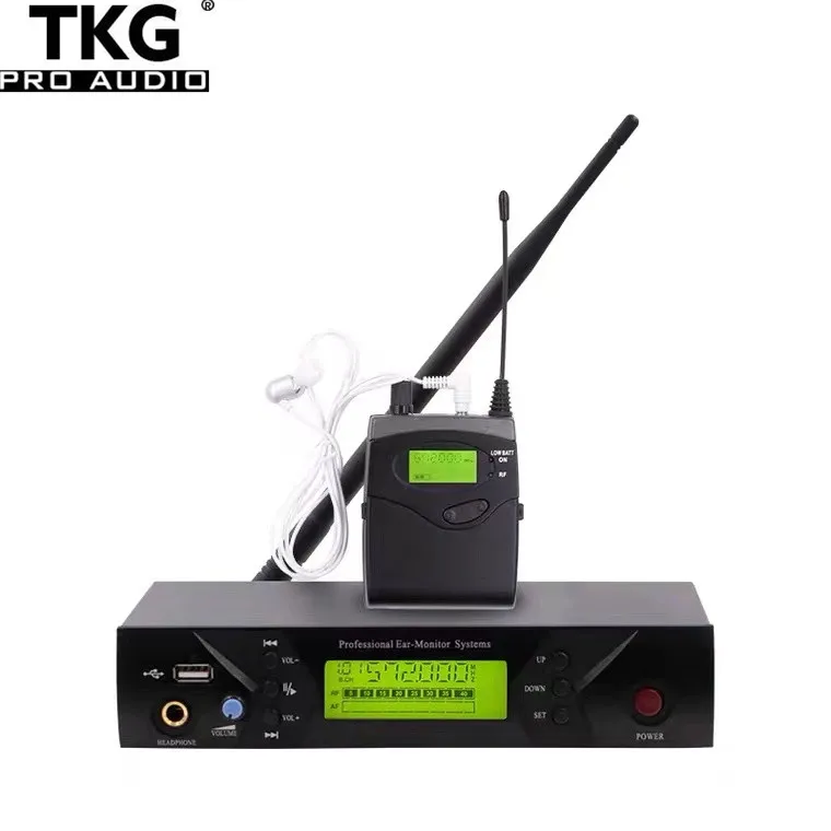 

TKG audio Professional Stage Performance BK510 wireless in ear monitor system church sound system