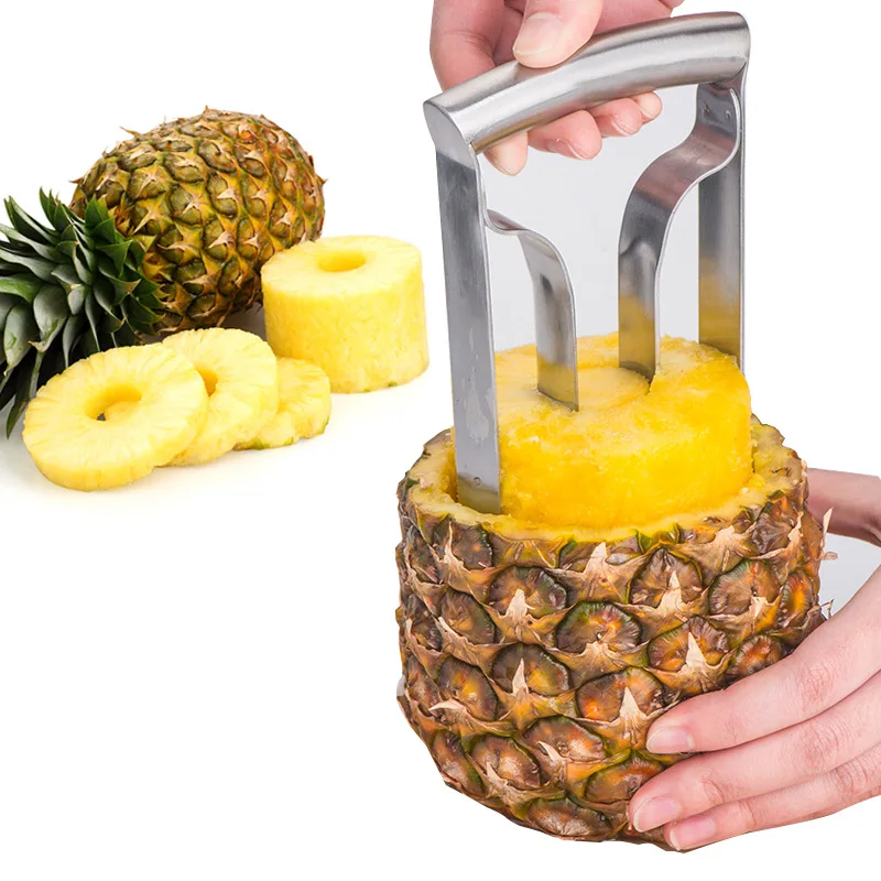 

Pineapple Peeler Cutter Ananas Meat Extractor Corer Remover Machine Stainless Steel Home Kitchen Knife Slicer Fruit Tools