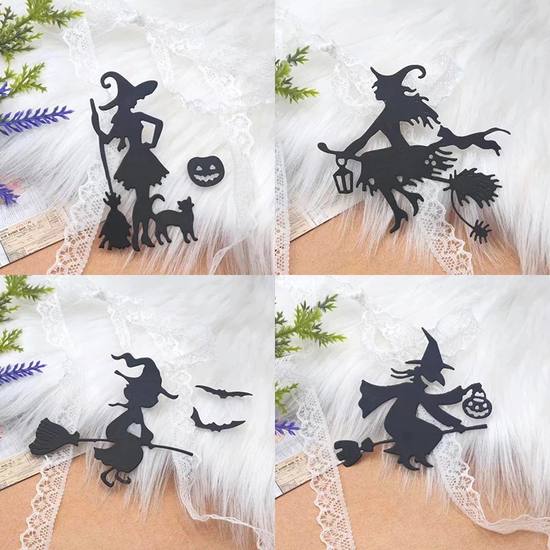 

Металлические Вырубные штампы, вырубные формы, украшение ведьмы, сделай сам, скрапбукинг, альбом, бумага, открытки, декоративные поделки, тиснение, вырубки, новинка 2023