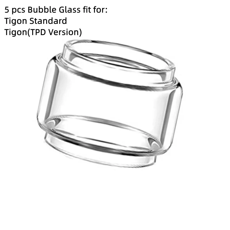 

Стеклянная пузырчатая трубка YUHETEC для Aspire Tigon Sub Ohm Tank 2600mAh стартовый комплект электронной сигареты (стандартная версия), 5 шт.