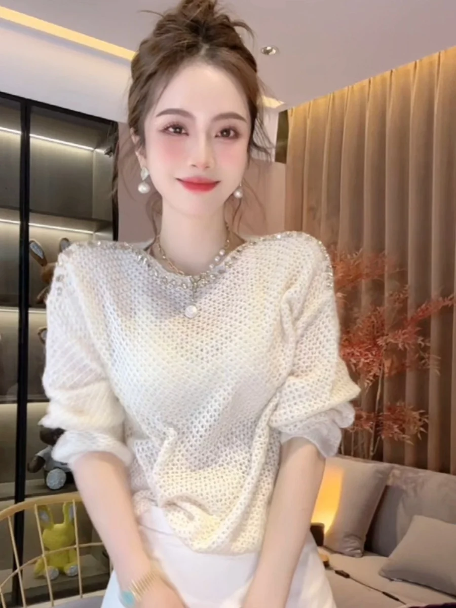 Европейские товары тяжелая промышленность горячее сверление вязаный женский