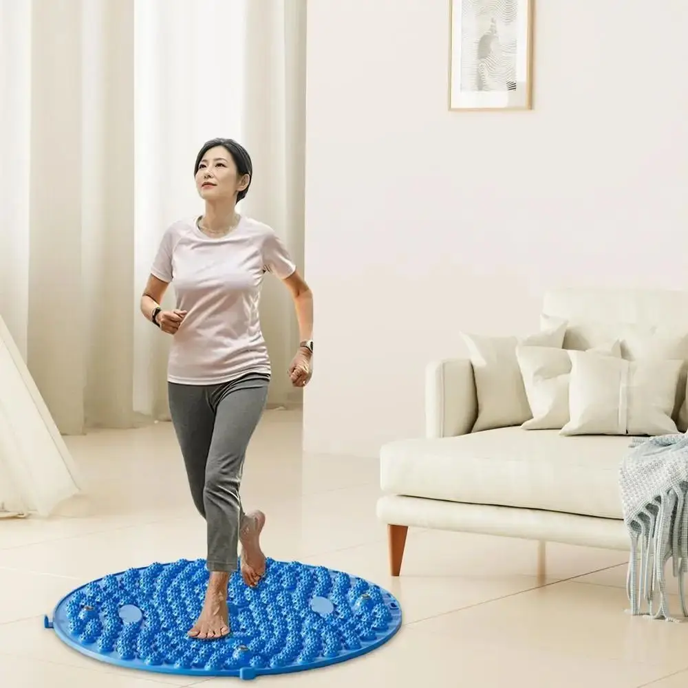 Креативный массажный коврик для ног бытовой противоскользящий расслабления
