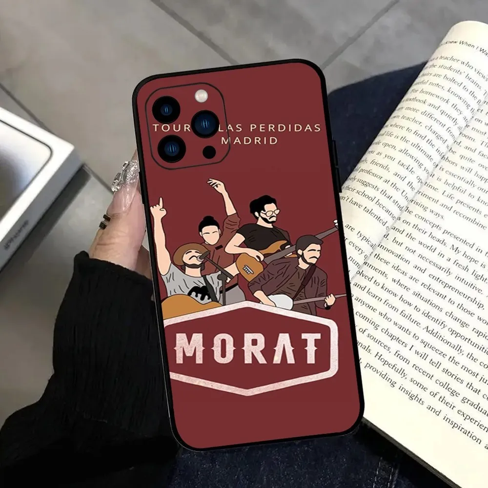Чехол для телефона Band M-Morat Balas Perdidas iPhone 11 12 13 14 15 Pro Max Mini Plus XS XR X черный силиконовый