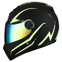 full face motorcycle helmet double visor motorcycle helmet full hood racing off road motorcycle