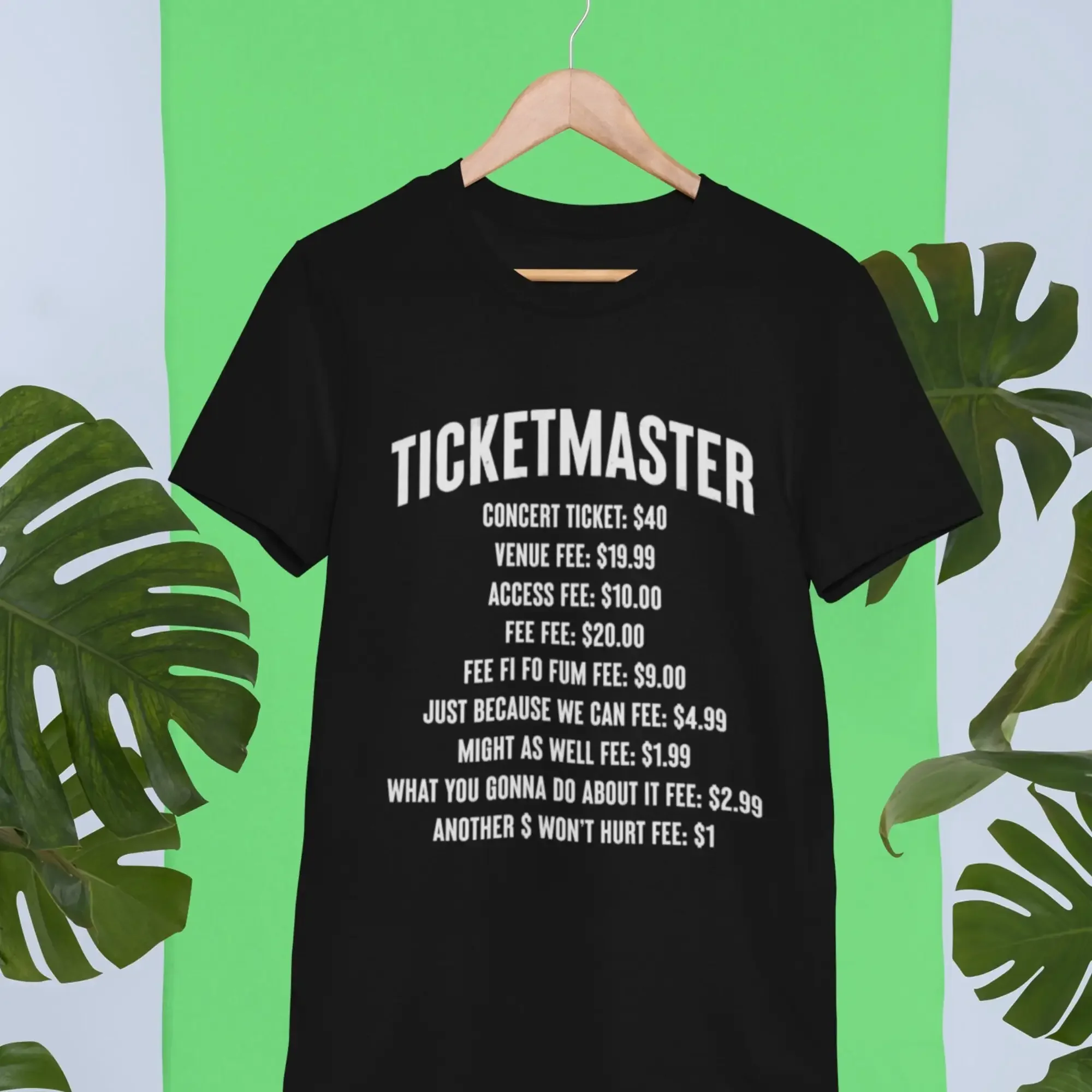 Забавная футболка Ticketmaster саркастический динамический девиз за цену