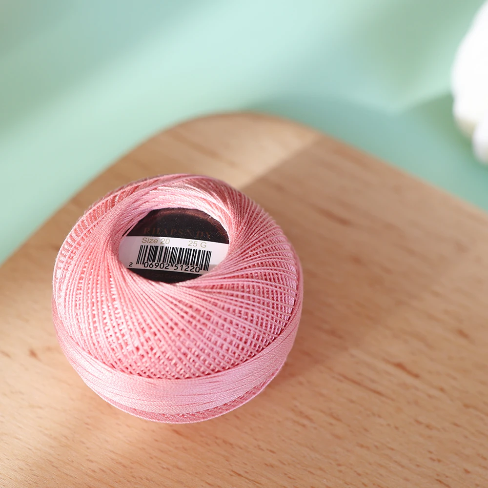 Хлопковая Жемчужная Нить 20 размеров 6 шнуров 36 цветов идеально подходит для